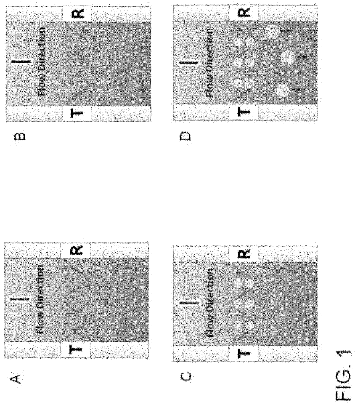 Parameters for concentration and washing of particles with acoustics