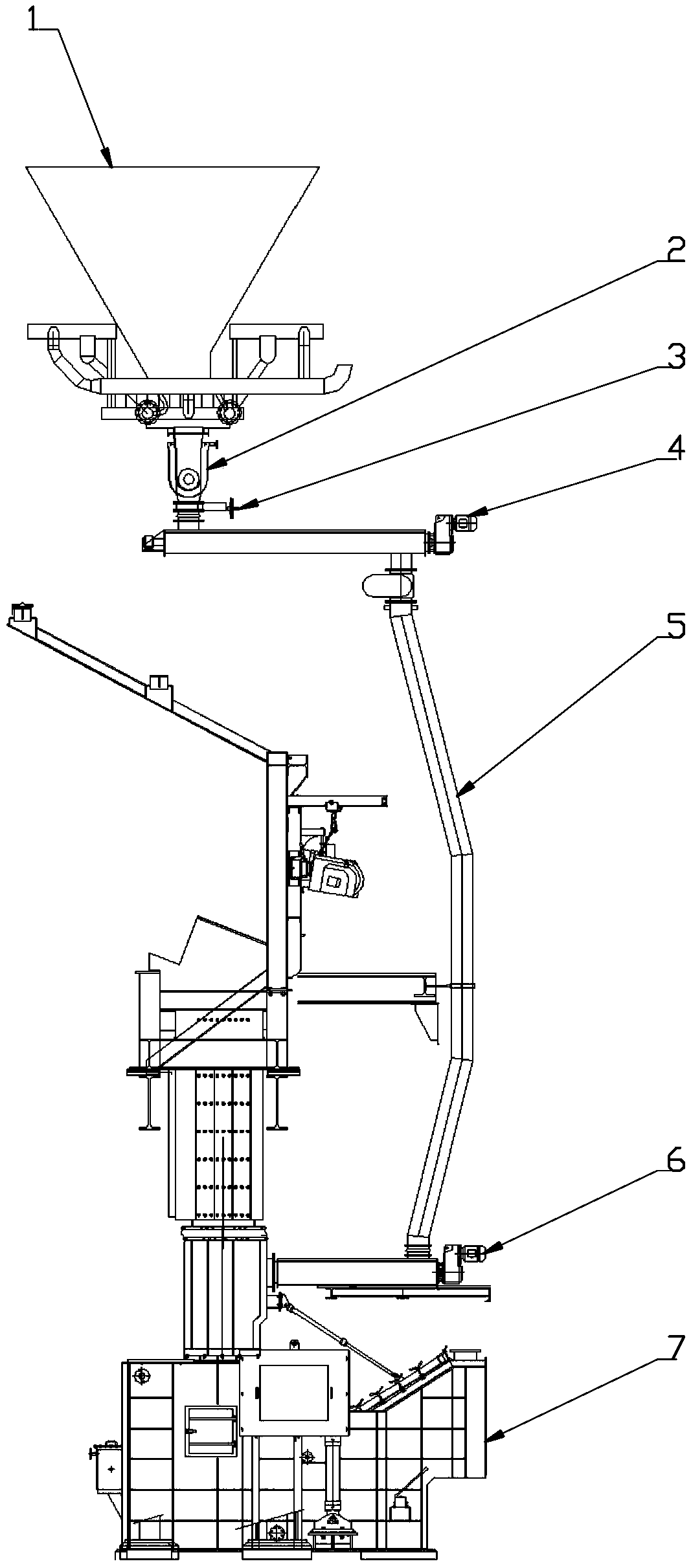 Air ash blowing control system for fly ash conveying pipeline of garbage incinerator