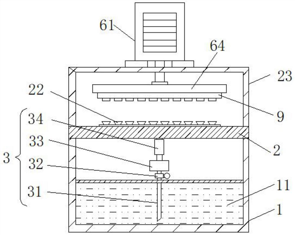 Capacitor vapor deposition negative pressure gold plating device and gold plating method