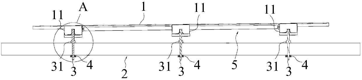 Reflecting mirror assembly, solar photo-thermal power generation heliostat frame and installation method of solar photo-thermal power generation heliostat frame