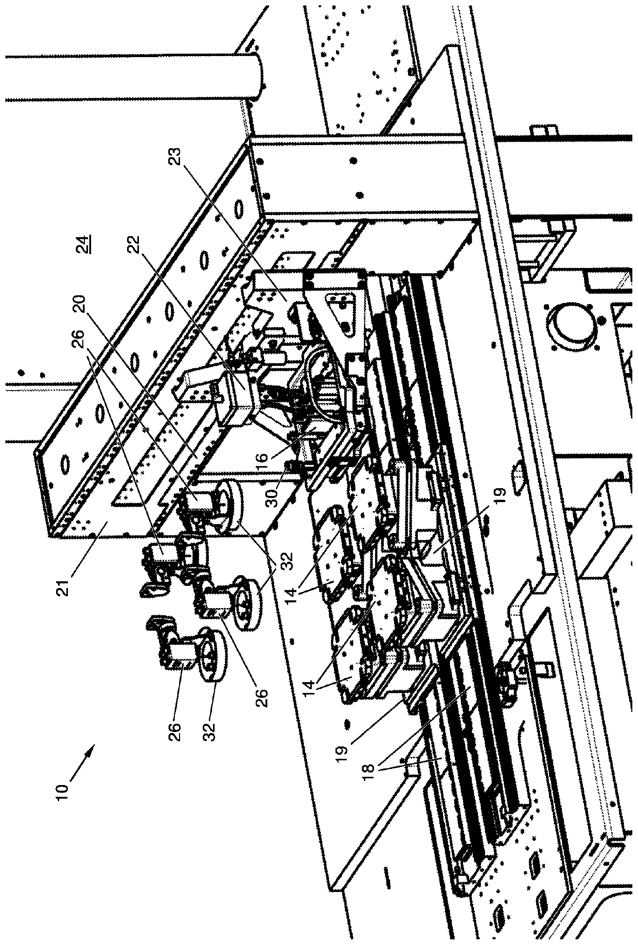 Inkjet printing system and method of processing wafers