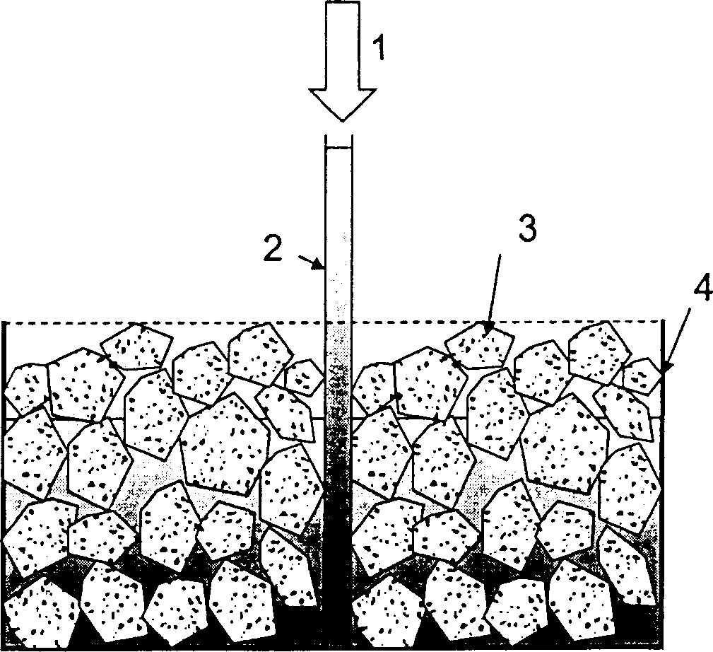 Construction method for rock-fill concrete dam