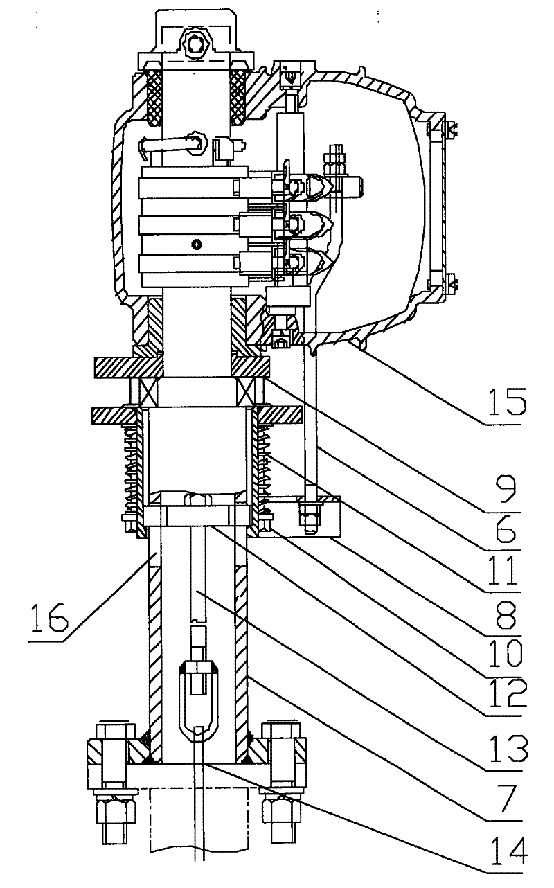 Spiral arm tracing mechanical braking system of miniature aerogenerator