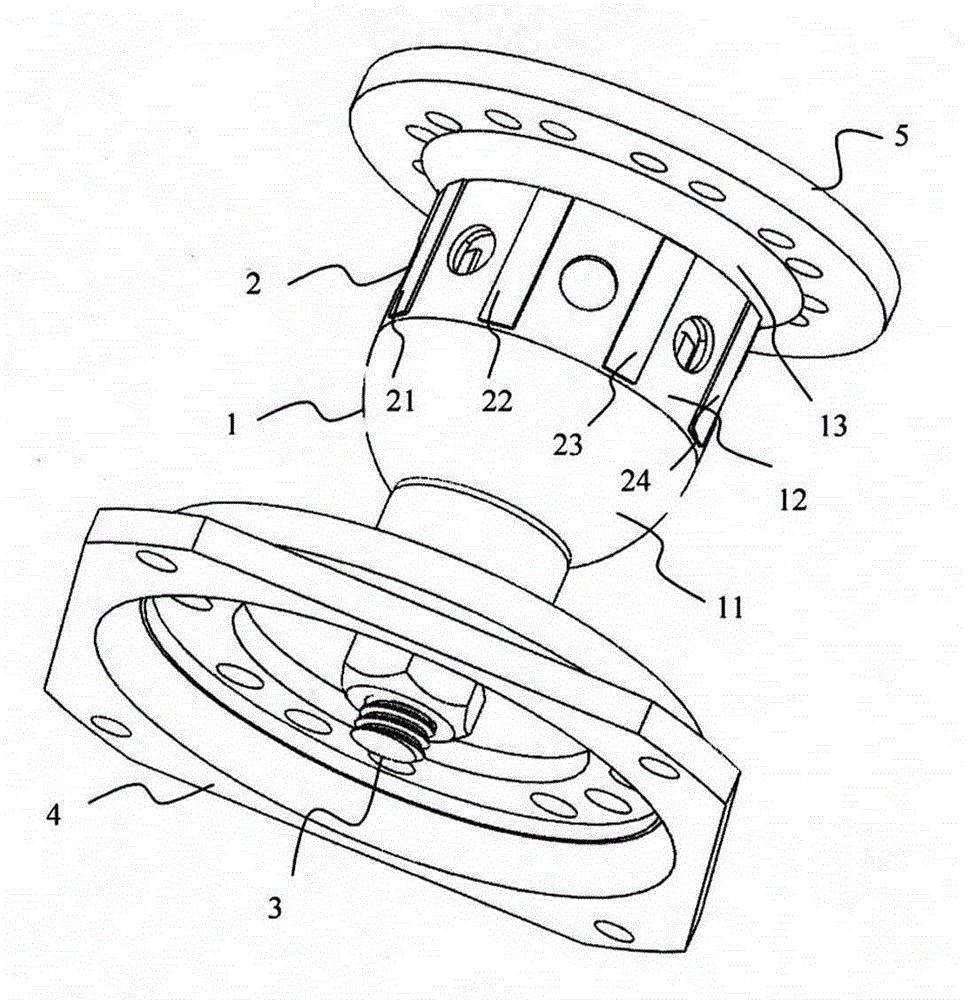Three-dimensional sensitive structure element with multi-curved-surface fusion and vibratory gyroscope comprising same