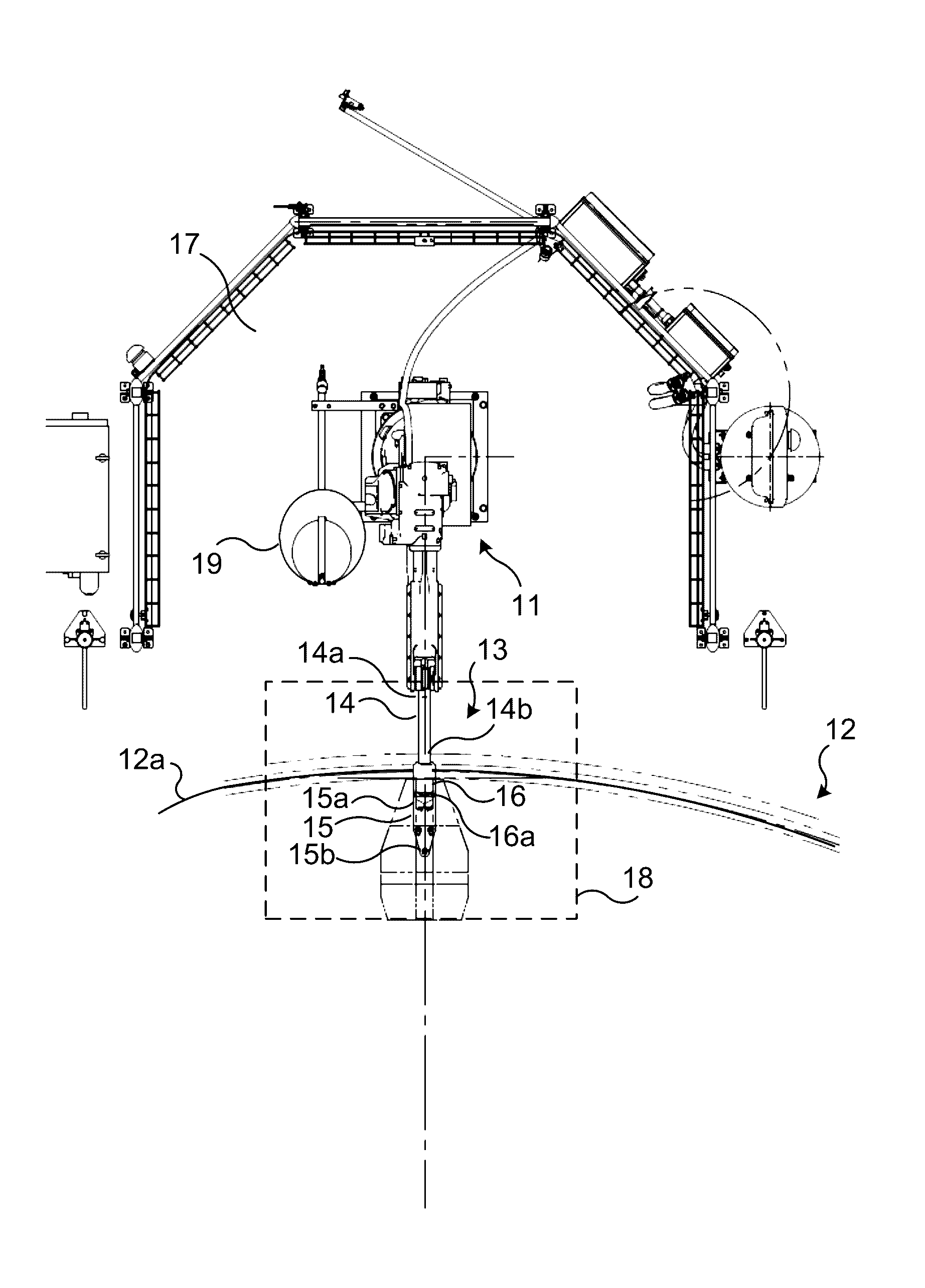 End effector, robot, and rotary milking system