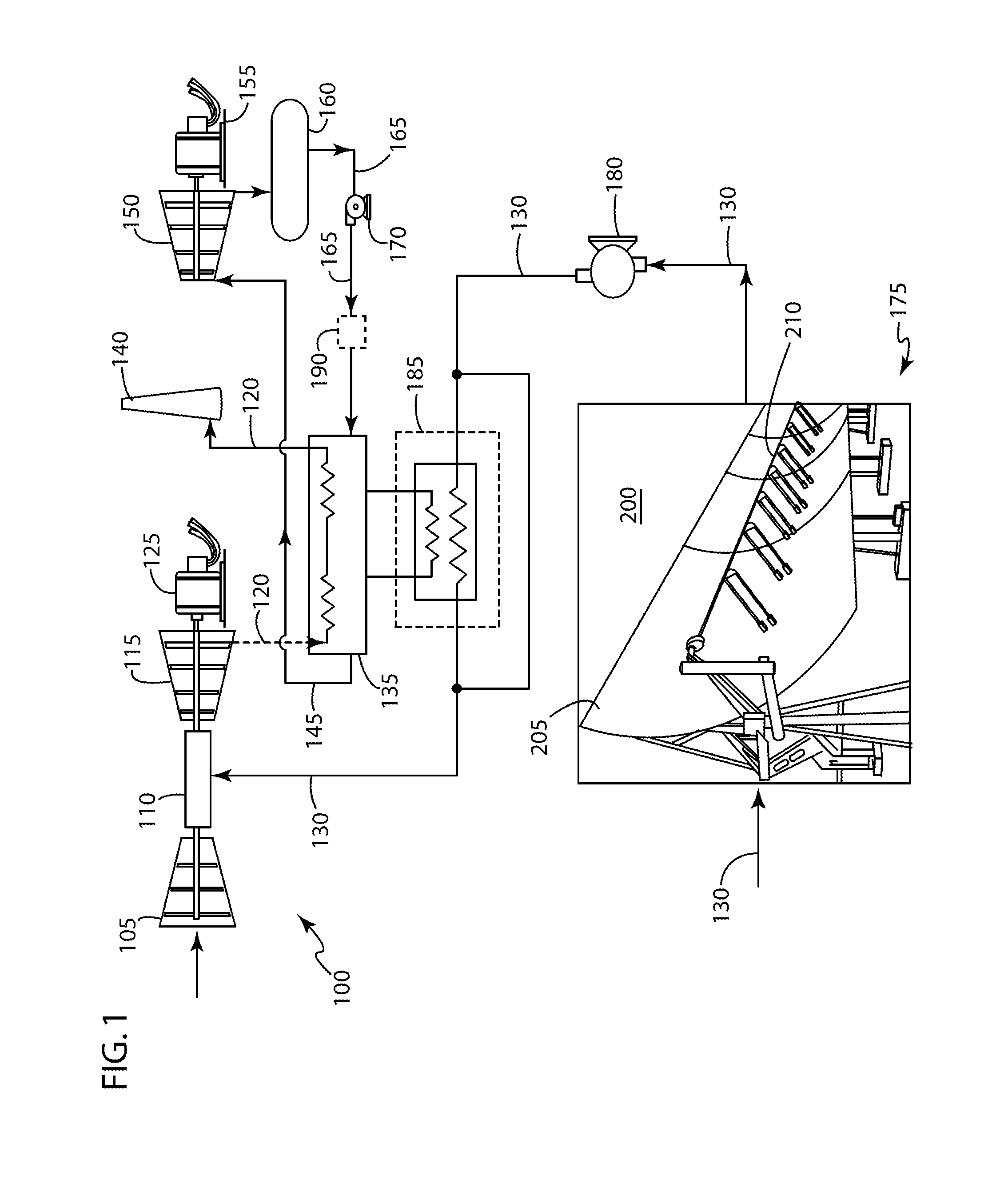 System and method for heating a fuel using a solar heating system