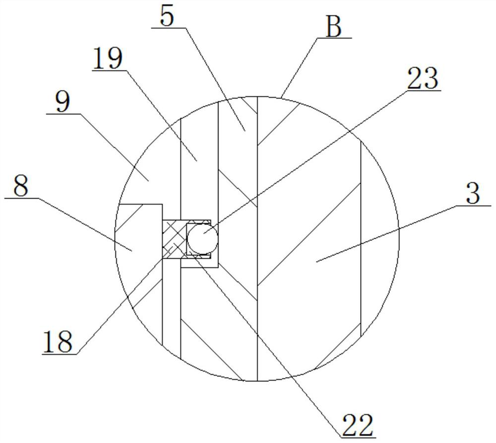 An automatic casting device with anti-overflow function