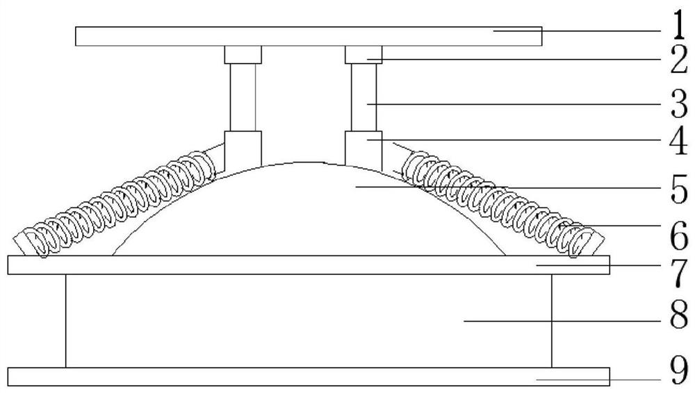 A three-dimensional seismic isolation bearing with sliding surface