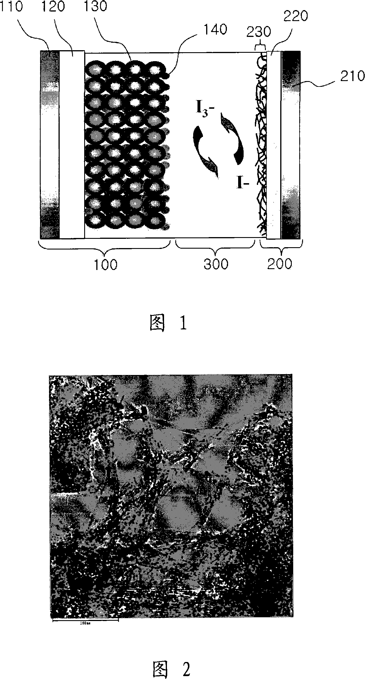 Photovoltaic cell using catalyst-supporting carbon nanotube and method for producing the same