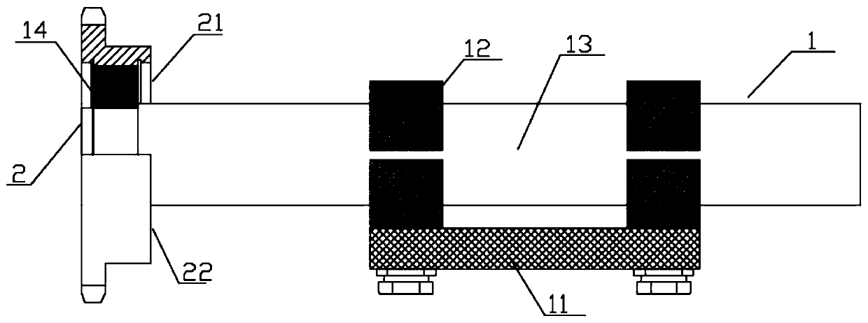 Non-return device for gypsum board conveying and conveying equipment