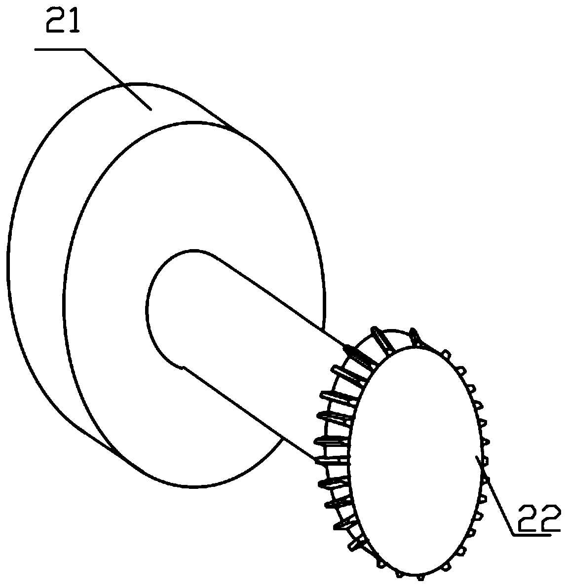 Non-return device for gypsum board conveying and conveying equipment