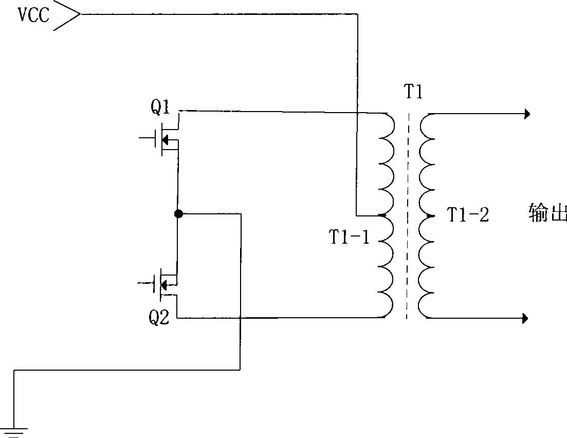 High-frequency constant current source converter of neon
