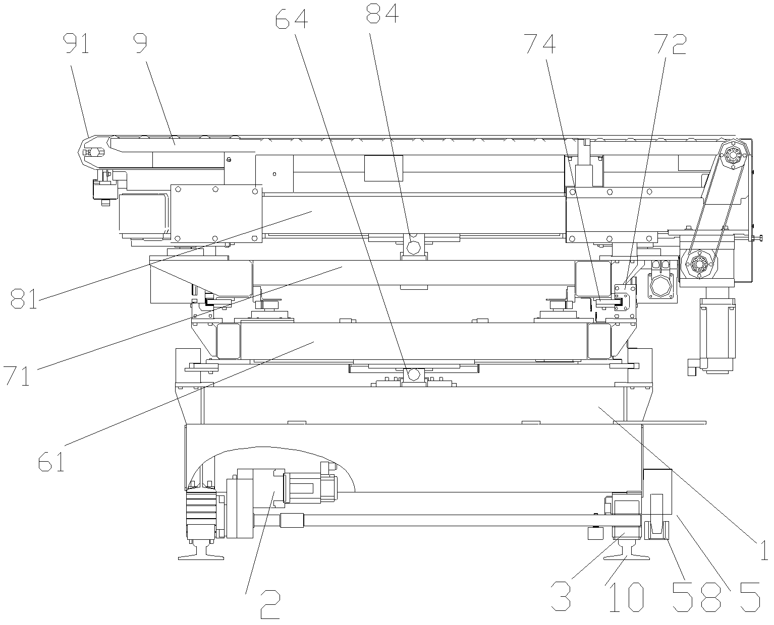 Stamping automatic plate alignment table