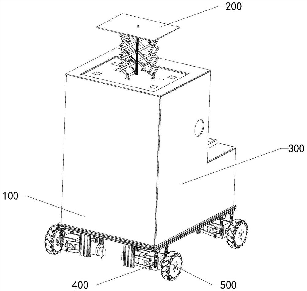 AGV robot for epidemic prevention and control and control system thereof