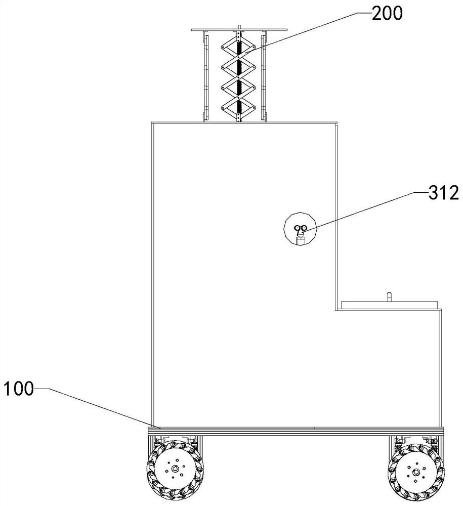 AGV robot for epidemic prevention and control and control system thereof