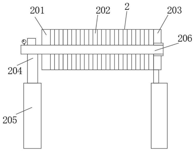 Integrated device for preparing recycled cement paste powder by using waste premixed concrete