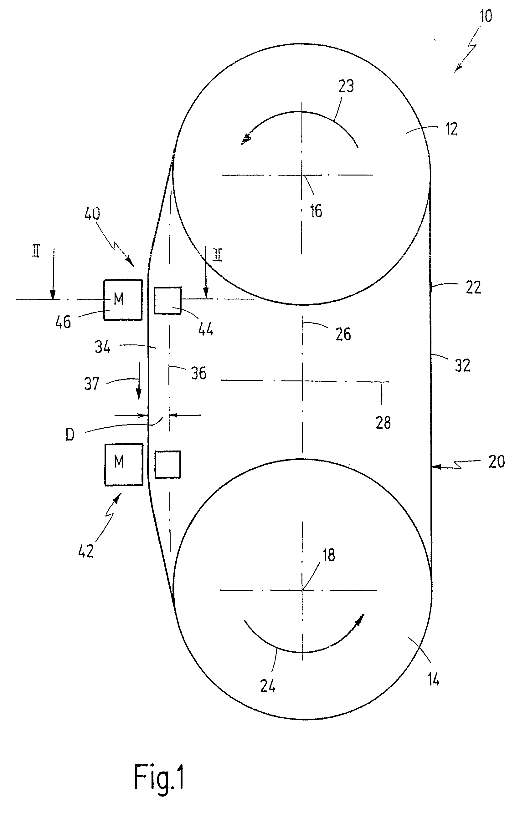 Band saw and method of spatially positioning a band saw blade