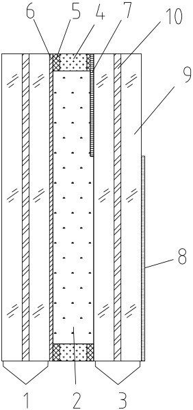 Intelligent automobile glass and preparation method thereof