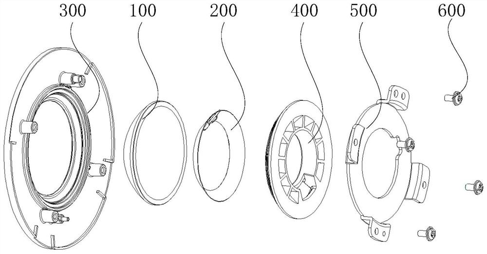 Camera assembly and silica gel ring