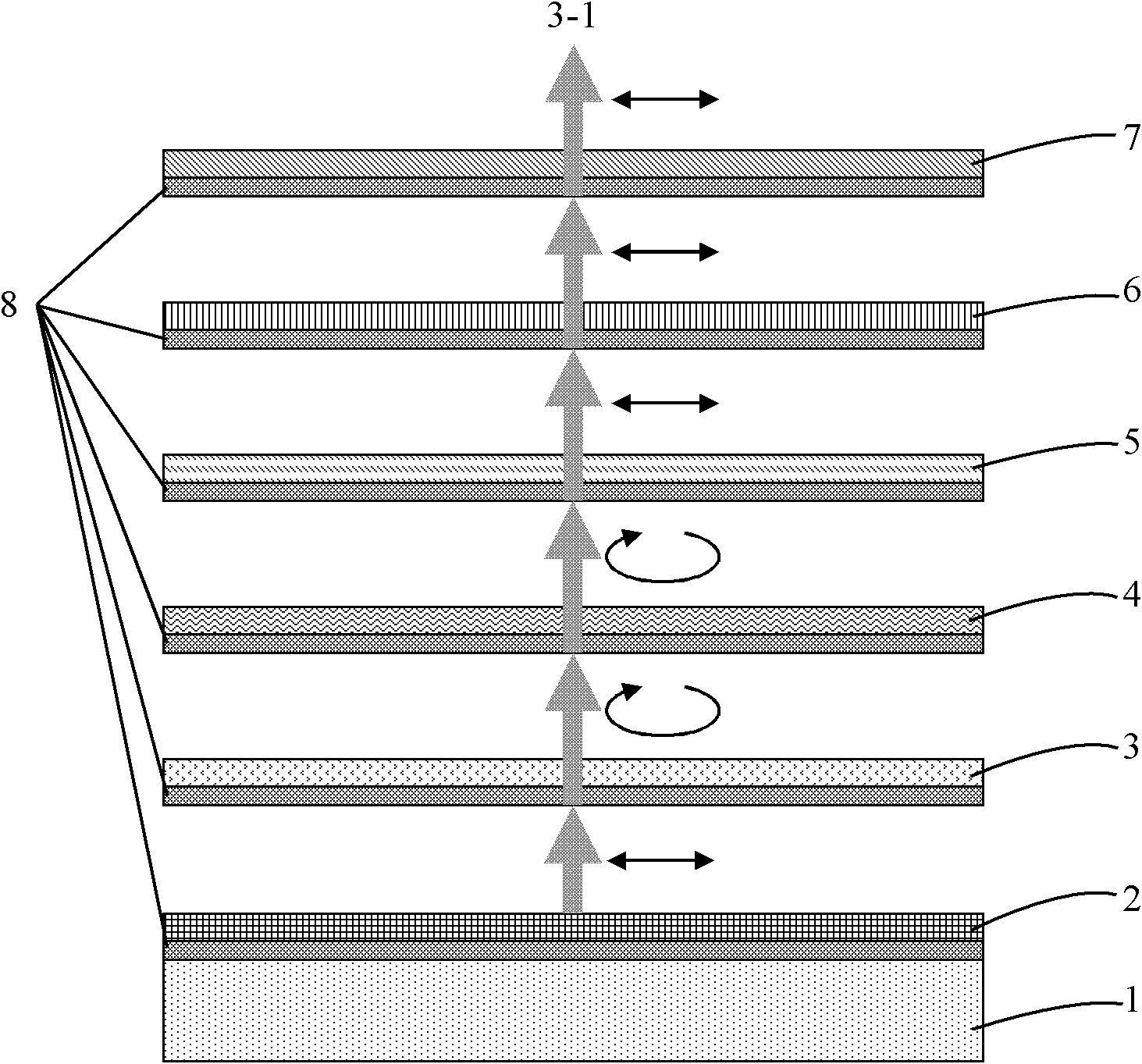 High-transmittance low-reflection electromagnetic screening structure for liquid crystal display screen and manufacturing method for structure