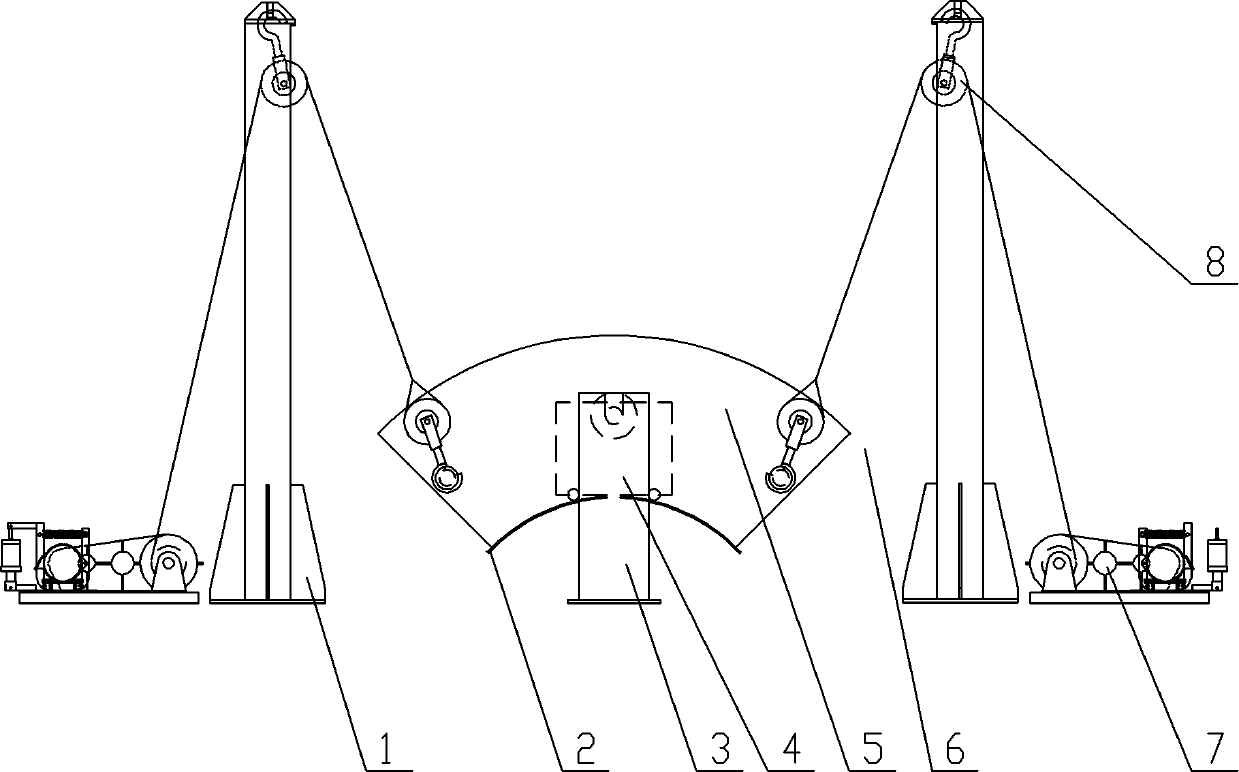 Device for automatically welding 90-degree large elbow