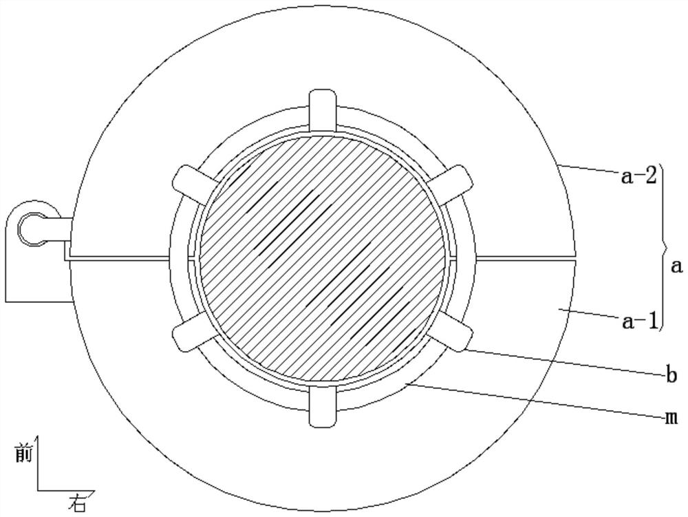 Opening and closing method suitable for openable and closable clamping support of flexible Rogowski coil