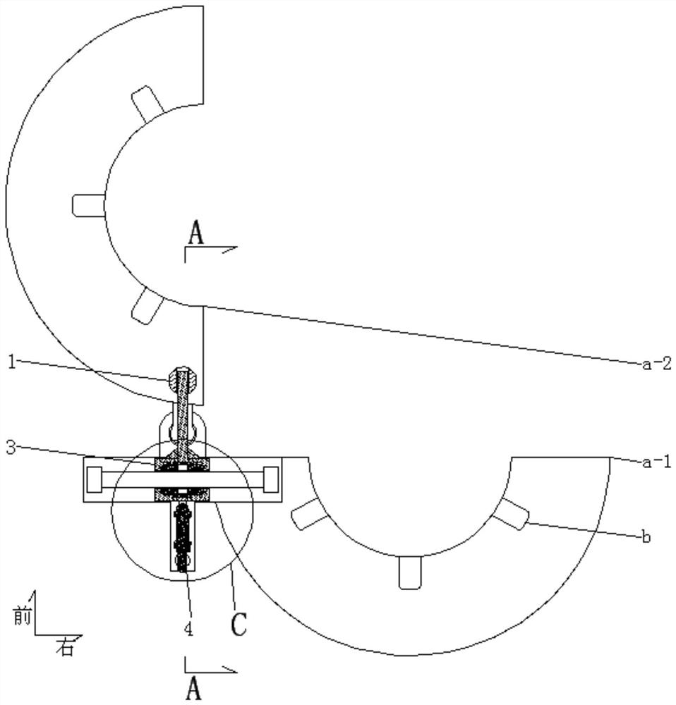 Opening and closing method suitable for openable and closable clamping support of flexible Rogowski coil