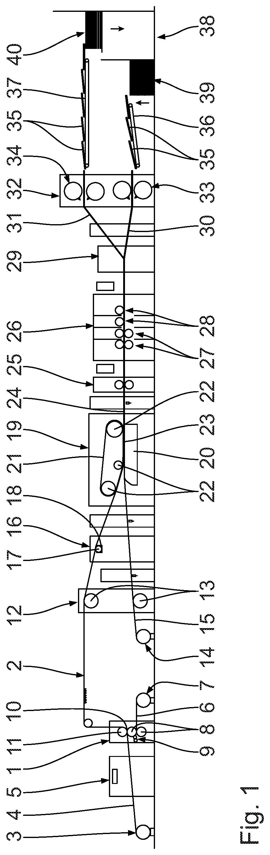 Sheet depositing arrangement