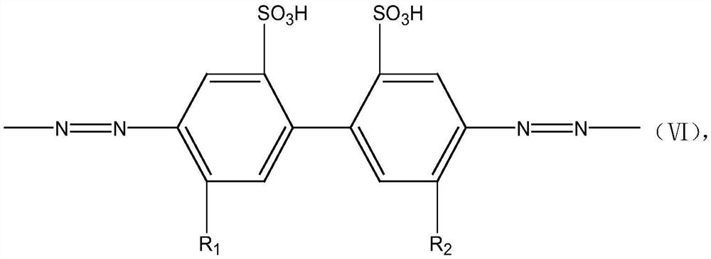 A kind of environmentally friendly disazo acid red dye and preparation method thereof