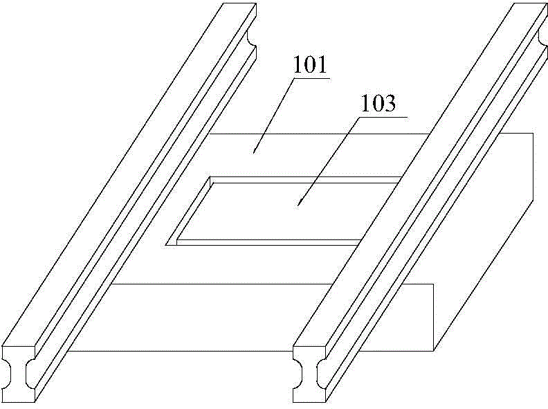 Passive type power vibration reduction floating slab track structure