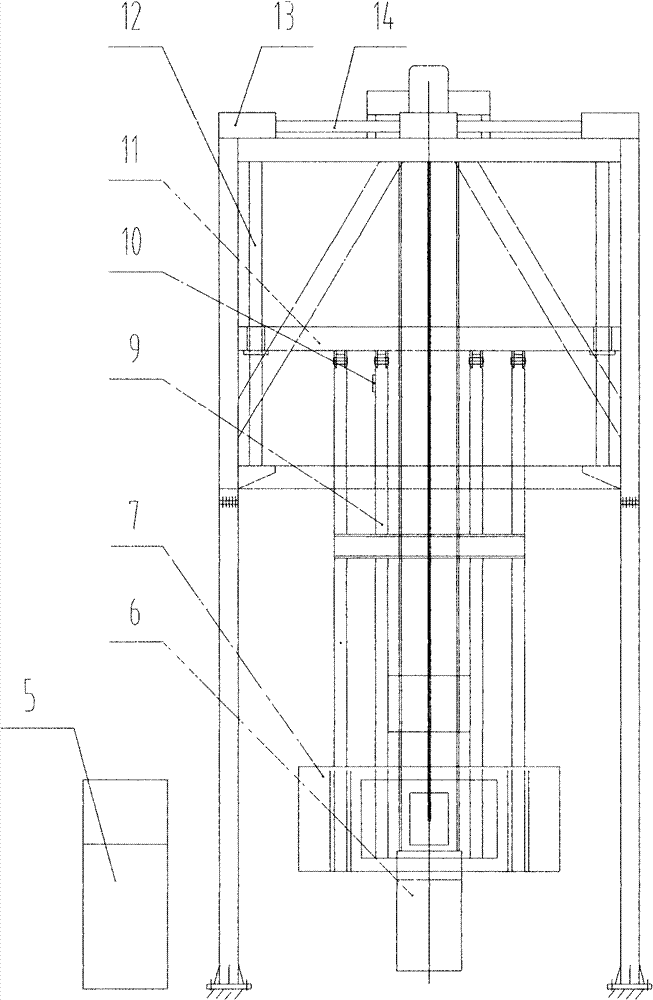 Device for detecting automobile cab and front and rear end protecting device