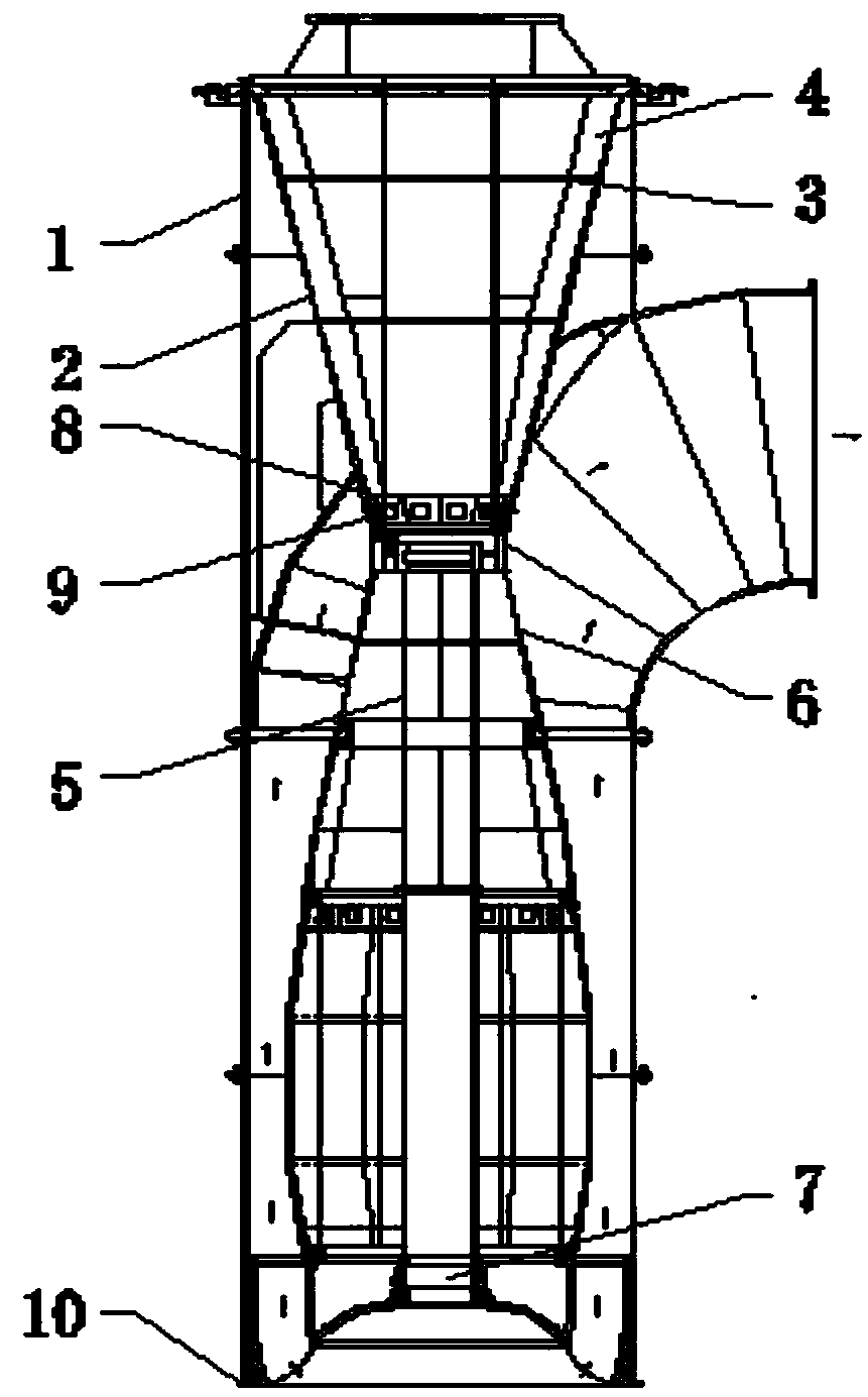 A fully welded vertical high-flow high-efficiency water pump