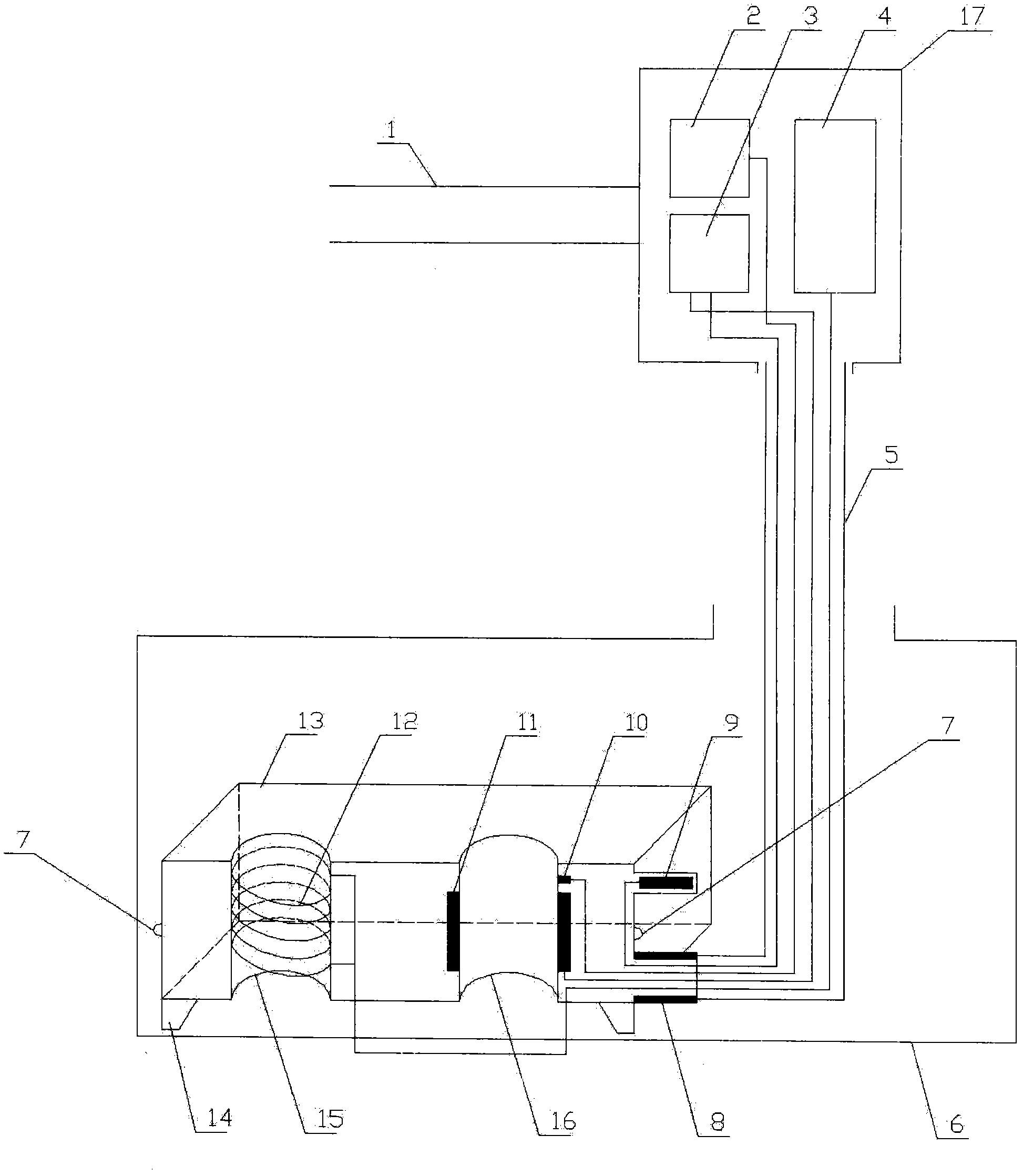 Compound electromagnetic induction heater of oil storage tank