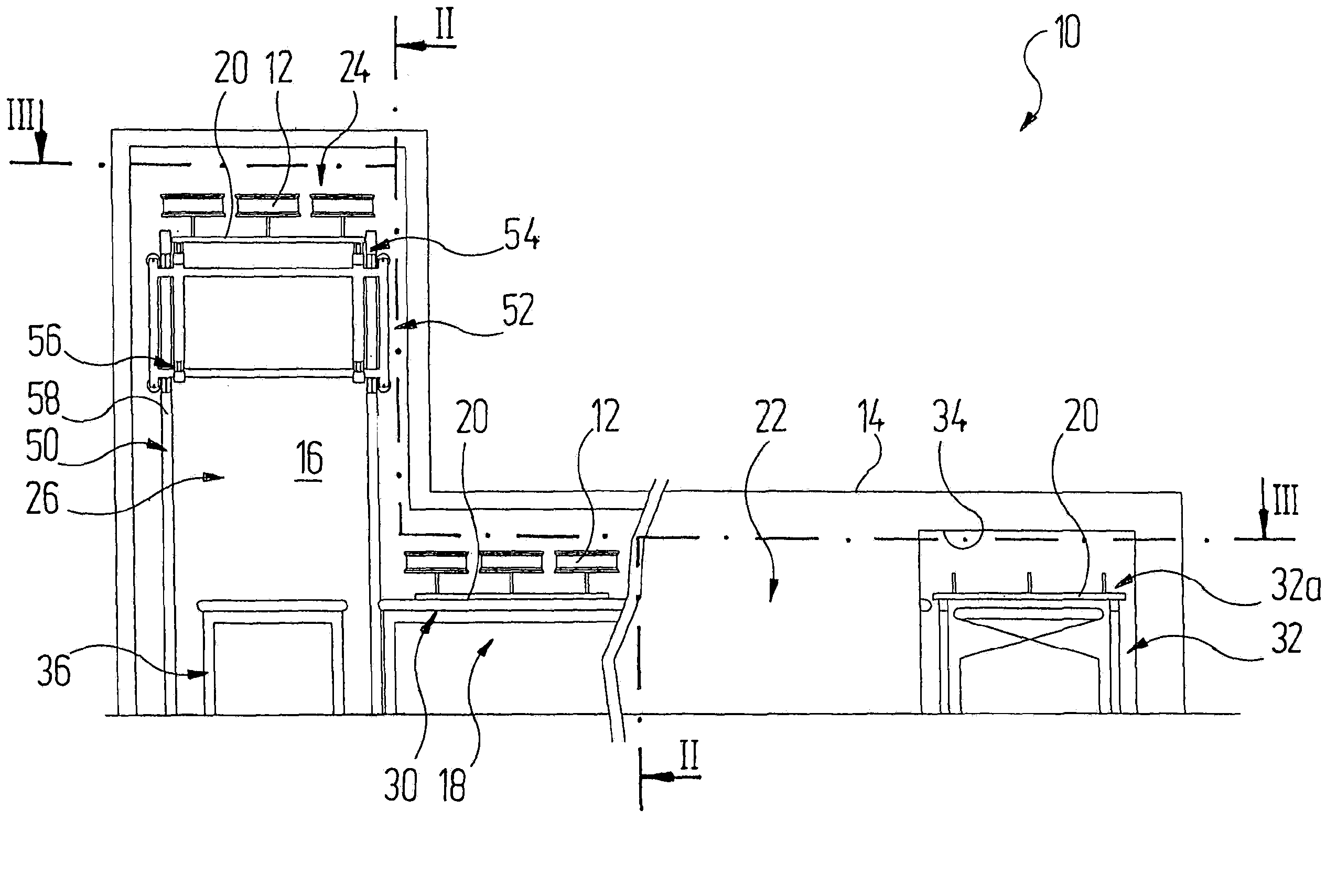 Device and method for drying work pieces