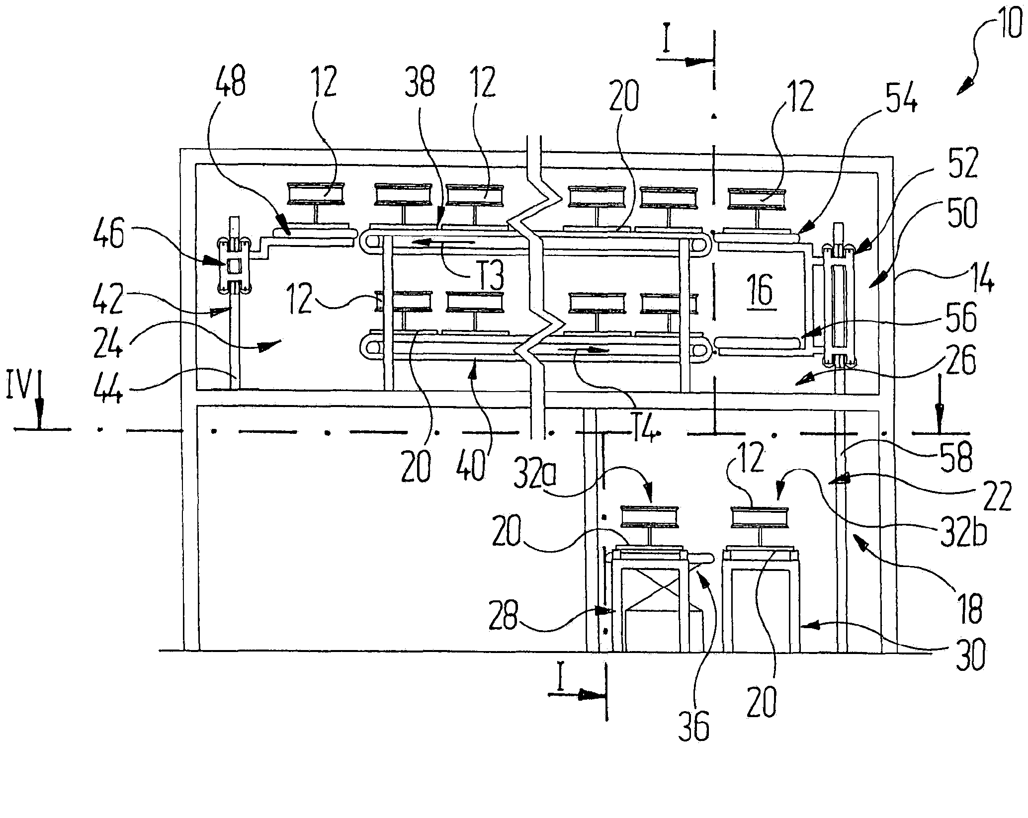 Device and method for drying work pieces