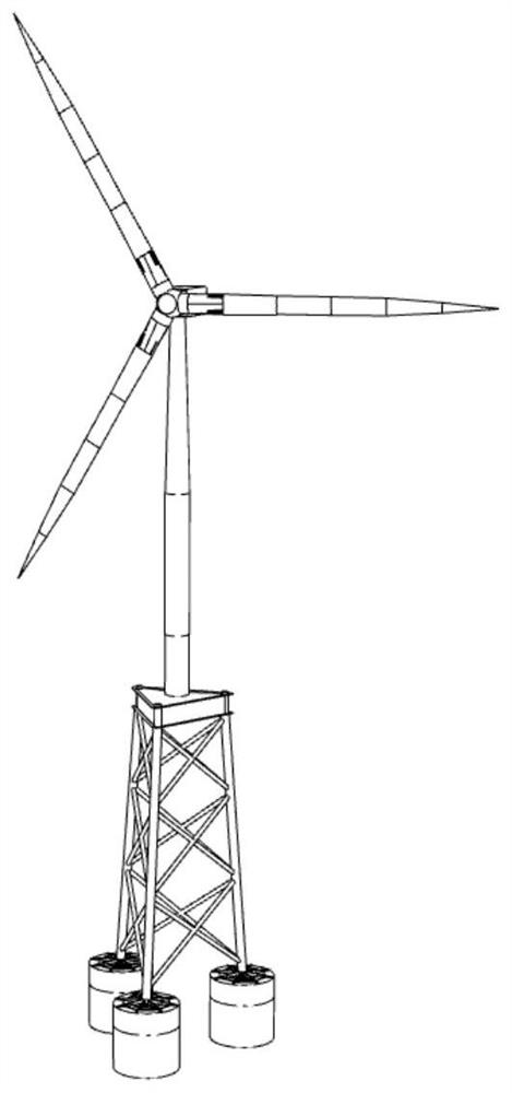 Integrated mechanical workboat and wind power complete machine construction method based on same