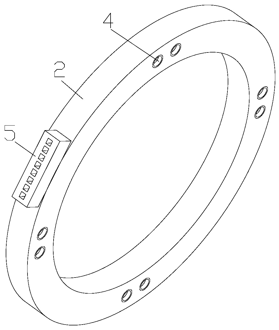 Magnetic suspension bearing lead structure and forming method thereof, magnetic suspension bearing and motor