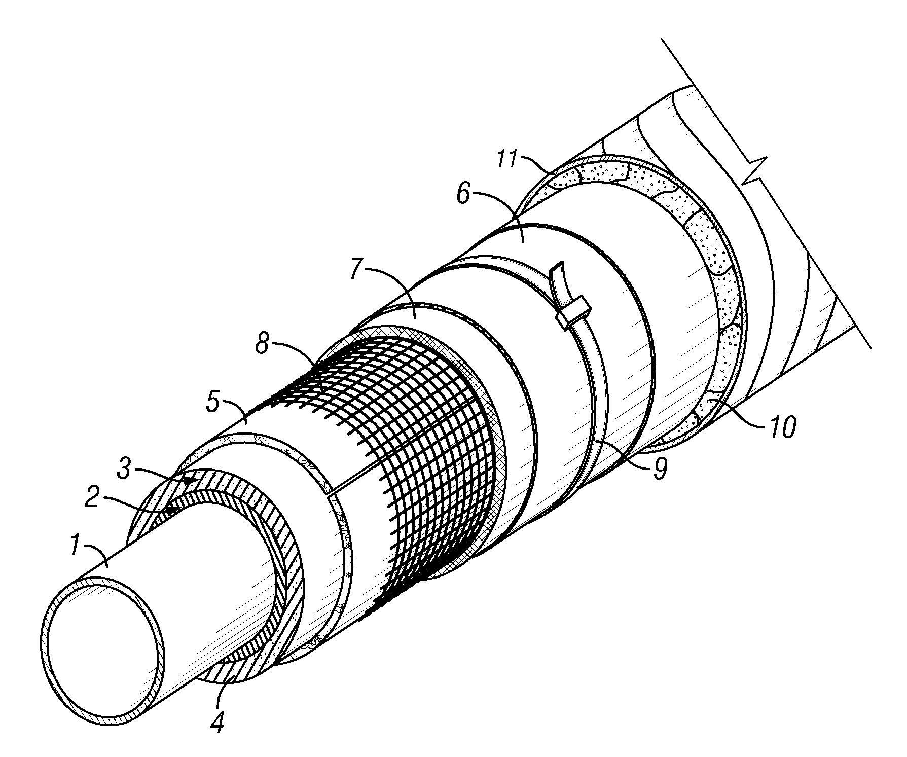 Blast resistant pipe protection system and method