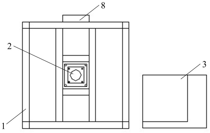 Radioactive filter element disassembling device