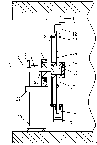 Laser cutting device for large irregular pipe cross section