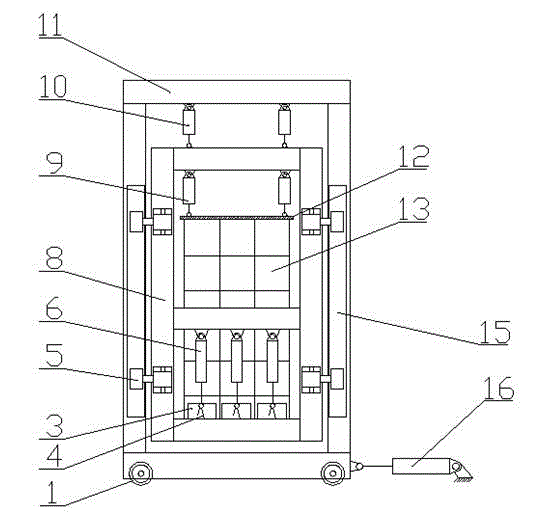 Splicing machine for finished product base bodies of air-entrapping blocks