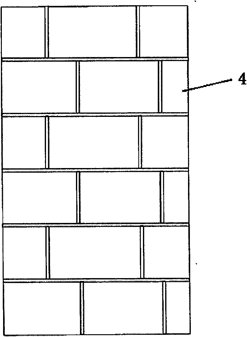 Tile imitated heat insulation detection block and preparation method thereof