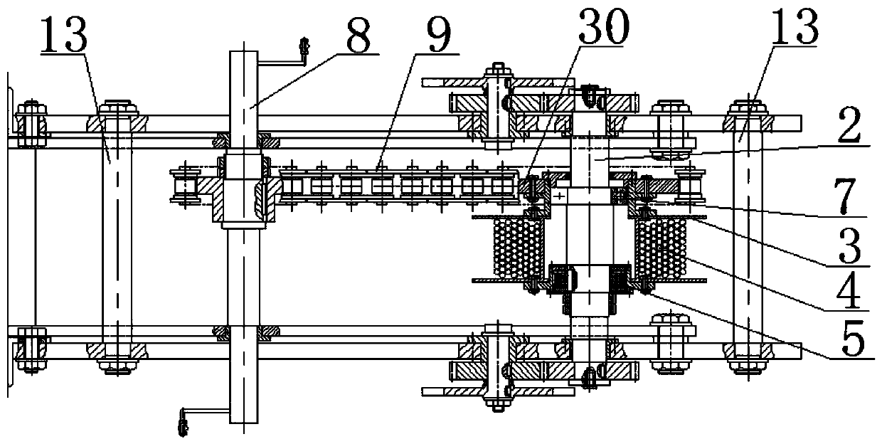 Escapement transmission type high building escape device