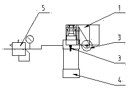 Floating type packaging dust collection mechanism