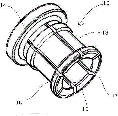 Fast pipe joint insertion structure