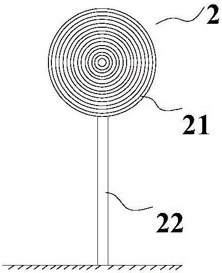 Wireless charging device used for electric vehicle and control system of wireless charging device