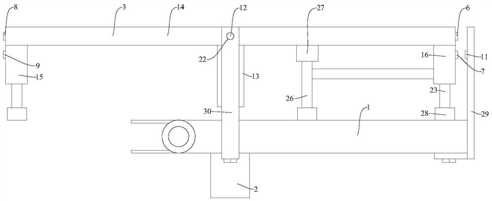 Steering mechanism for logistics package bag processing and transmission