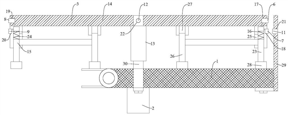 Steering mechanism for logistics package bag processing and transmission