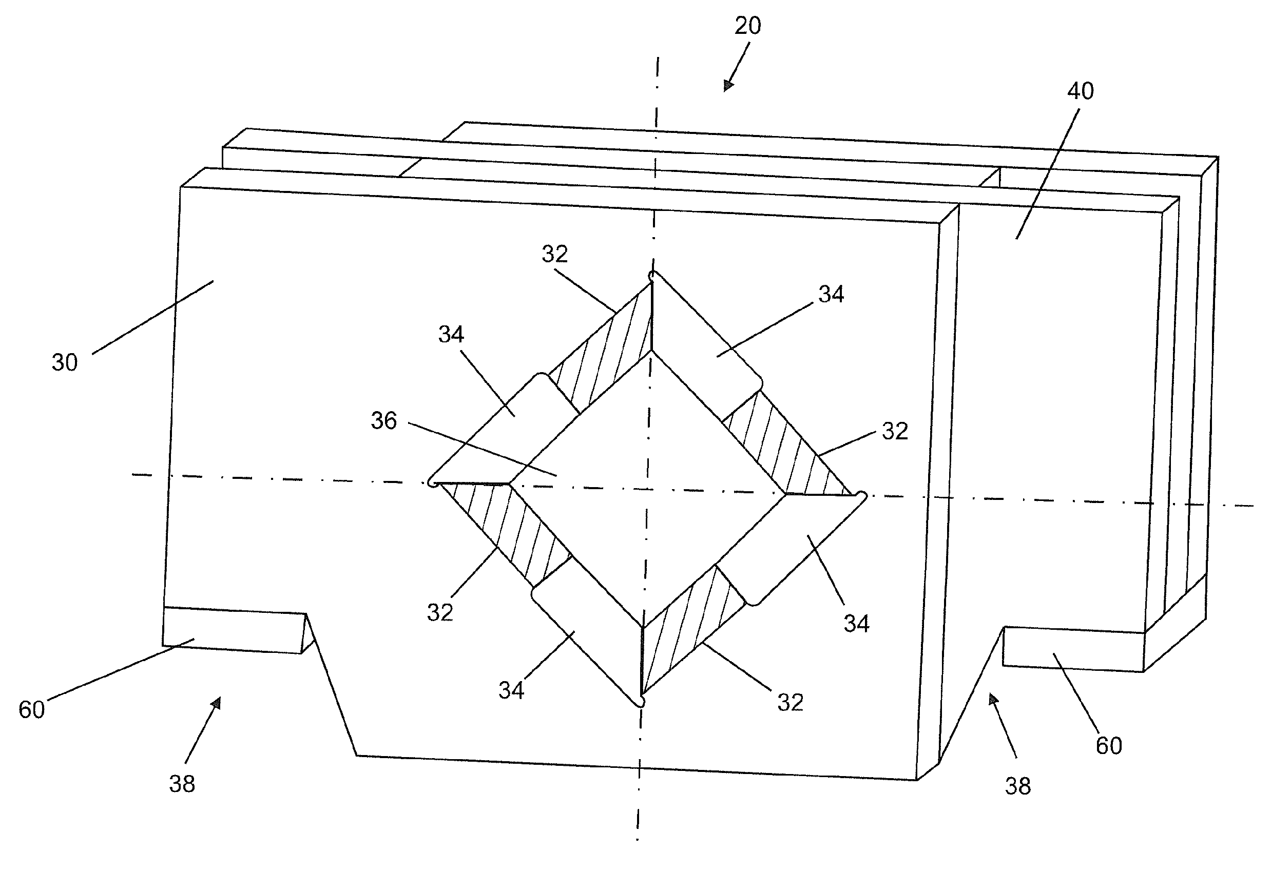 Torque support for integrated hoisting machine