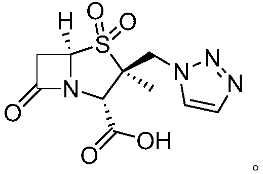 Synthetic method for tazobactam chiral isomer